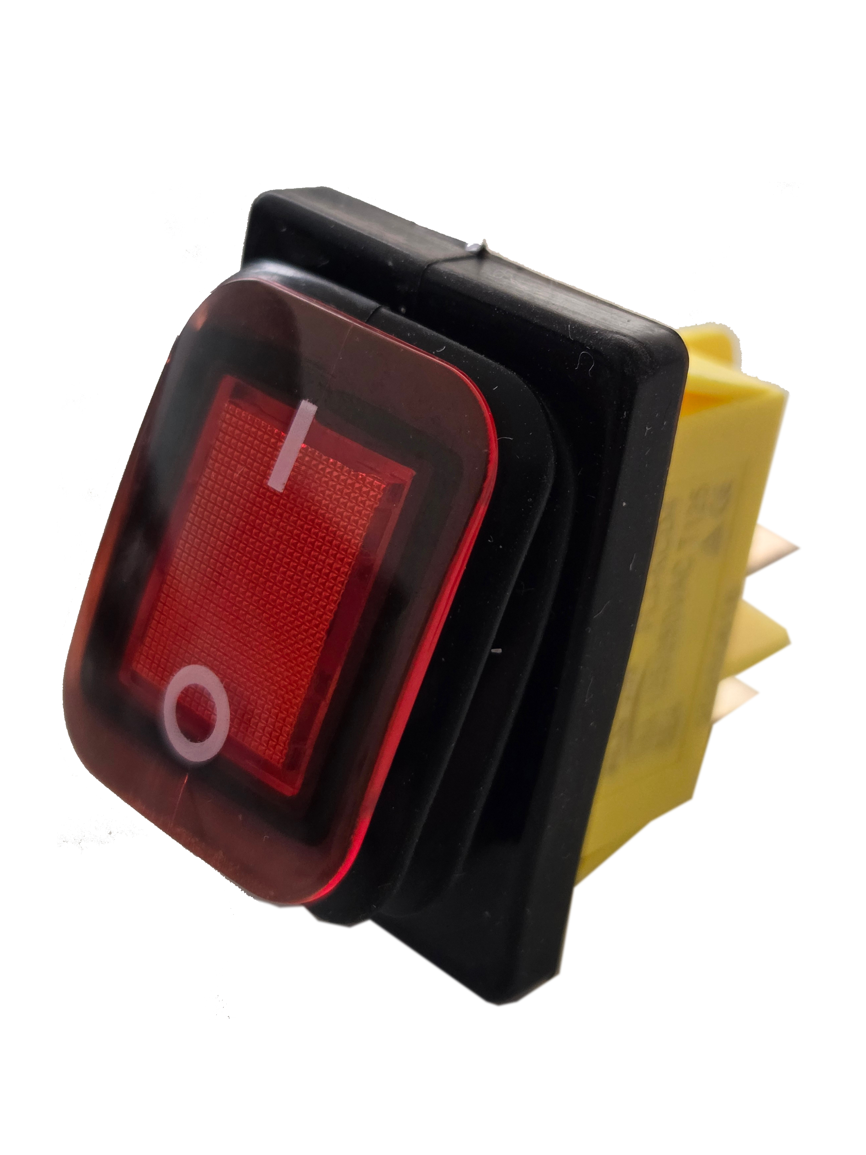 PREKIDAC ZA KAFE APARAT BIPOLARNI CRVENI 16A 250V PREKIDAC ZA KAFE APARAT BIPOLARNI CRVENI 16A 250V