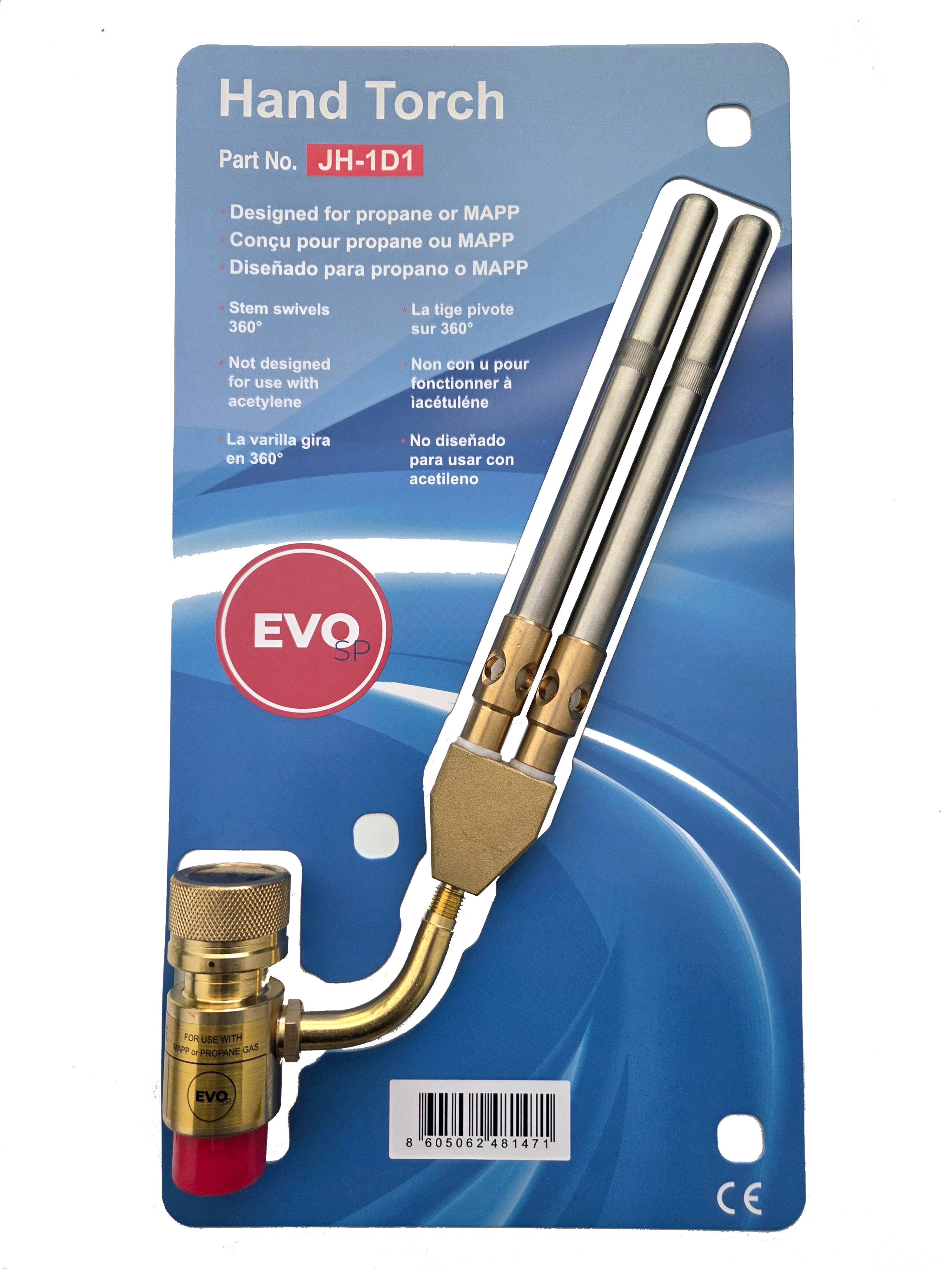 BRENER ZA MAPP GAS SA DVE CEVI JH-1D1 EVO SP