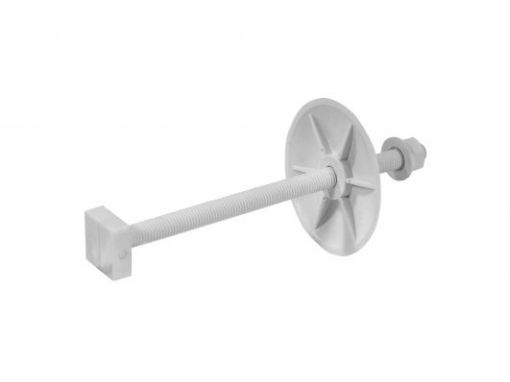 Slika PVC SRAF 225mm SA NAVOJEM I MATICOM ZA MONTAZU HLADIONICKIH VRATA EUROSTAR