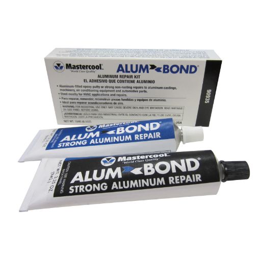 Slika DVOKOMPONENTNA MASA ZA KRPLJENJE ALUMINIJUMA 2X188g  MASTERCOOL 90935 alt. za 609MSC070