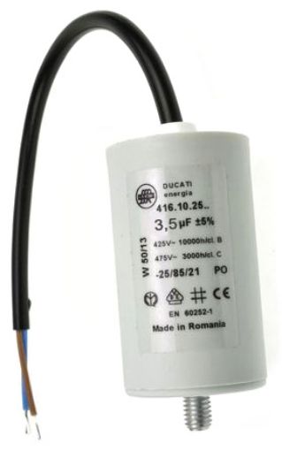 Slika KONDENZATOR SA KABLOM 3.5mf 475V DUCATI
