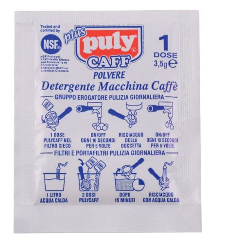 Slika DETERDZENT ZA CISCENJE FILTERA ZA KAFE APARAT PULY CAFF PLUS U KESICI 3,5g