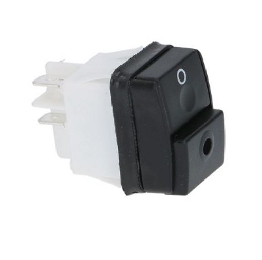 Slika PREKIDAC ZA KAFE APARAT BIPOLARNI CRNI 16A 250V 22X30mm