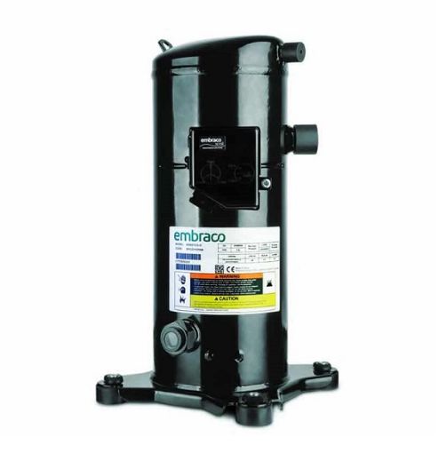 Slika KOMPRESOR EMBRACO SCROLL R404 SE2017GS-0 380V SA DTC VENTILOM BEZ ROTOLOK VENTILA (1 1/4+3/4)-4840W -25/+45