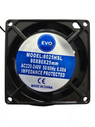 Slika LUFTER 8X8 220V 25mm TANJI EVO SP