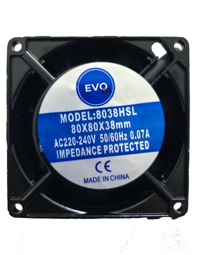 Slika LUFTER 8X8 220V 38mm DEBLJI EVO SP
