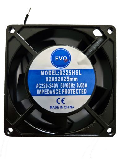 Slika LUFTER 9X9 220V 25mm TANJI EVO SP