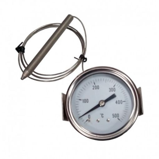Slika TERMOMETAR RERNE KAPILARNI fi-59mm 500C KAPILARA 1200mm