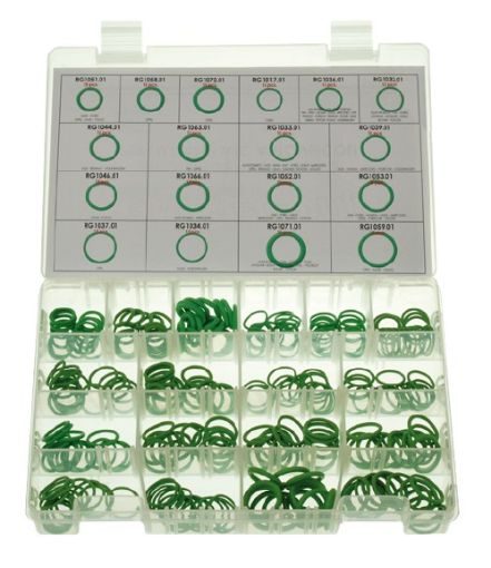 Slika AC HNBR O-RING SET RK1166 240 KOM ZELENI ERRECOM