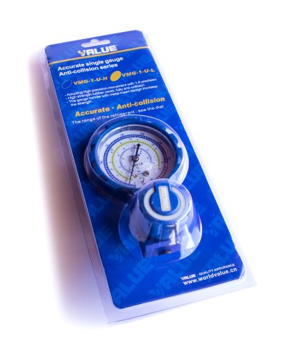 Slika MANOMETAR 1/1 - NISKI PRITISAK R22, R134a, R410a, R407c  VMG-1-U-L CBL VALUE