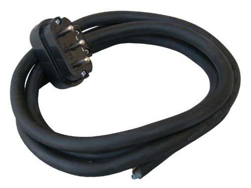 Slika KABL GGJ 5X2.5mm/1.5m SA VILJUSKOM crni C0733M