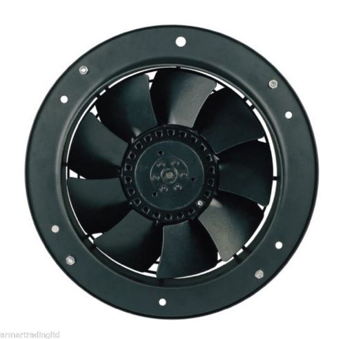 Slika VENTILATOR AKSIJALNI OKRUGLI F 350 MONOFAZNI USISNI WEIGUANG