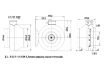 Slika VENTILATOR CENTRIFUGALNI KANALSKI LXFB2E250/48-M92/35-G250 WEIGUANG