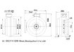 Slika VENTILATOR CENTRIFUGALNI KANALSKI LXFB2E280/50-M92/45-G315 WEIGUANG